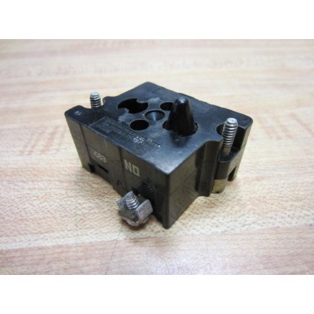 Cutler Hammer 10250T Eaton Contact Block Normally Open - Used