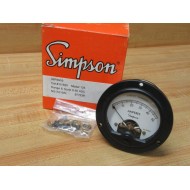 Simpson 01550 Panel Meter Modified & Calibrated - Refurbished