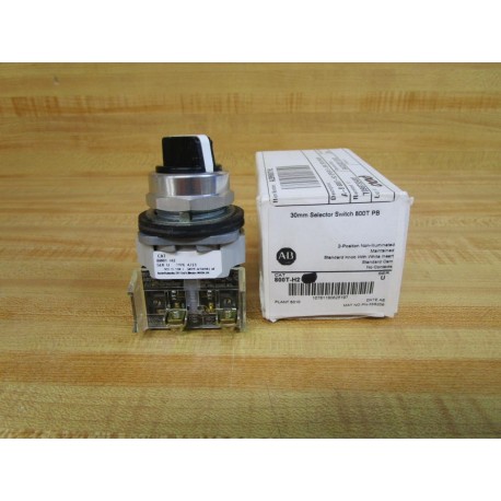 Allen Bradley 800T-H2 Selector Switch 800TH2 Series U W800T-XD1