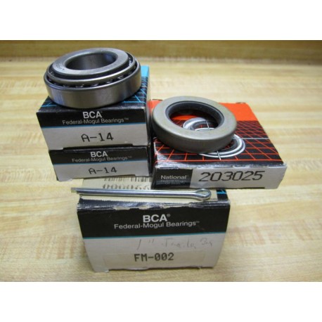 Federal Mogul BCA FM-002 Ball Bearing Seal Kit 1 Inch