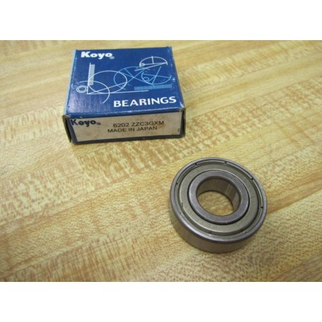 Koyo 6202 ZZC3GXM 6202ZZC3GXM Bearing
