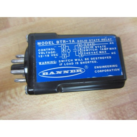 Banner BTR-1A Relay 16709 BTR1A - New No Box