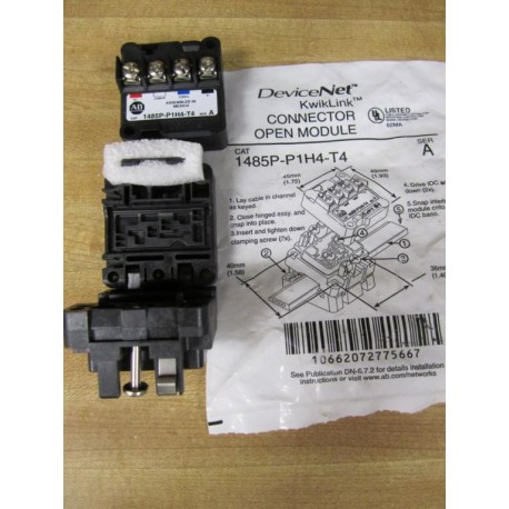 Allen Bradley 1485P-P1H4-T4 Connector 1485PP1H4T4