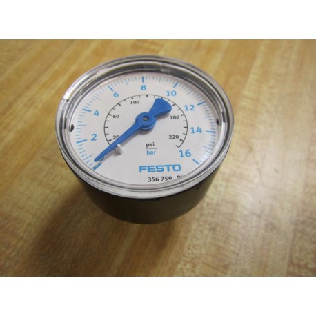 Festo MA-50-16-14 Pressure Gauge 356759 - New No Box