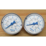 Festo MA-50-16-14 Pressure Gauge 356759 (Pack of 2) - New No Box