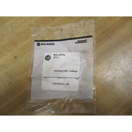 Allen Bradley A28182-071-09 Screw Kit For 2711-NL1 (Pack of 2)