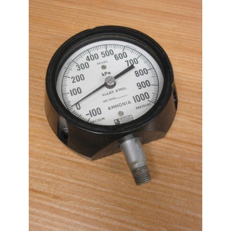 Weksler GP1-393kPa-3 Vaccum Pressure Gauge GP1373KPA3 - Used