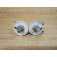 Ward Leonard MP10-1000 Potentiometer Rheostat 1000Ω MP10 (Pack of 2) - Used