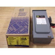 Square D HU361RBEI Safety Switch 30A