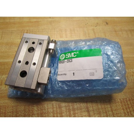 SMC MXQ8-20CS Slide Table Cylinder Adjustable Stroke MXQ8-20