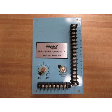 Impact Systems 40001100 Single Phase Firing Circuit - New No Box
