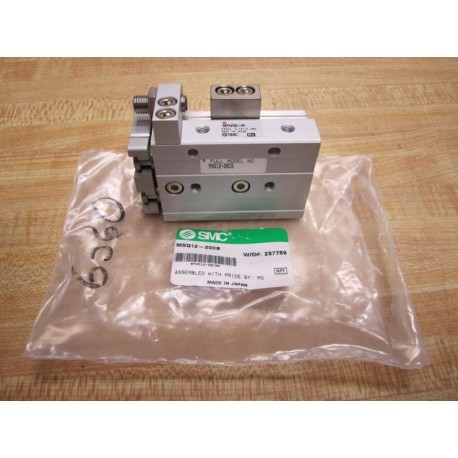 SMC MXQ12-20CS Slide Table Cylinder Double Action Actuator MXQ1220CS