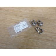 Suncor Stainless C0122-MC08 Wire Rope & Thimble Kit C0122MC08
