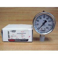 Ametek USG 656239AA4CD3A00 SS 63mm Filled Pressure Gauge 256011