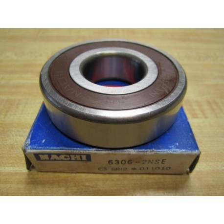 Nachi 6306-2NSE C3 Deep Groove Ball Bearing