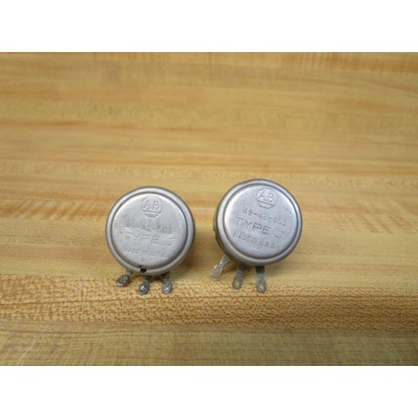 Allen Bradley 49-42-503 Potentiometer 4942503 (Pack of 2) - Used