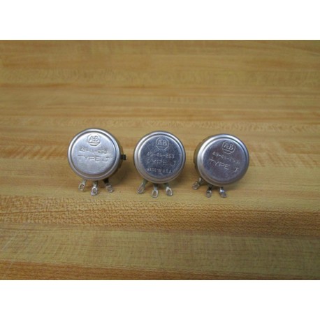 Allen Bradley 49-45-253 Potentiometer 4945253 (Pack of 3) - Used