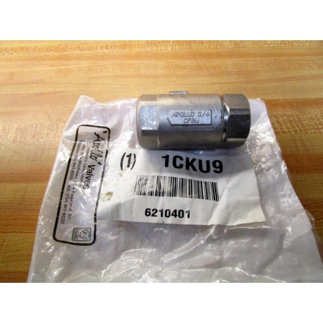 Apollo 62-104-01 Check Valve 6210401