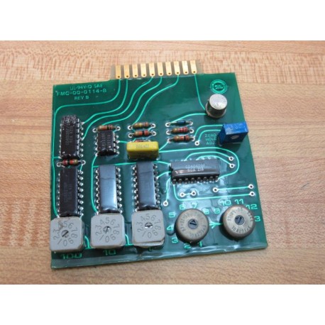 Micro Motion FMC-00-0114-B Frequency Board FMC-00-0114-A Rev.B - Used