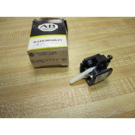 Allen Bradley 1495-G3 Auxiliary Contact 1495G3 Series L