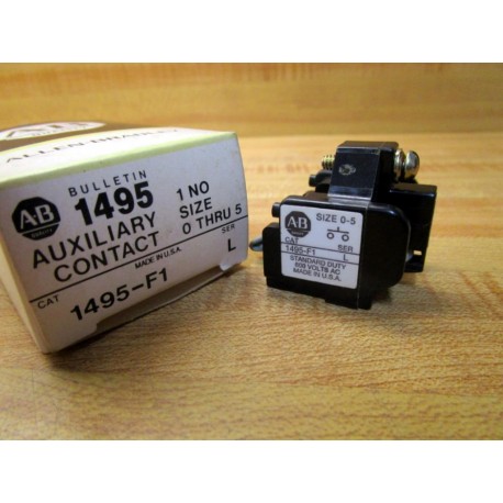 Allen Bradley 1495-F1 Auxiliary Contact 1495-FI Series L