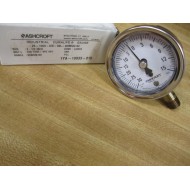 Ashcroft 25-1009-AW-02L-30IMV&15 Duralife Gauge 1YA10933015