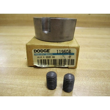 Dodge 119604 1610 X 35MM KW Taper Lock Bushing