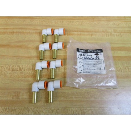 SMC KQ2L13-99 Plug In Elbow Fitting KQ2L1399 (Pack of 8)