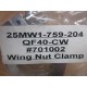 Generic QF40-CW 1-34" Wing Nut Clamp 701002 (Pack of 13)