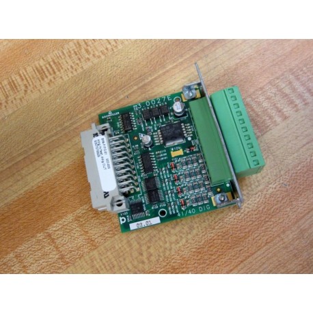 Baumuller 3.0027E Digital IO Card BM4-F-FIO-01 - Used