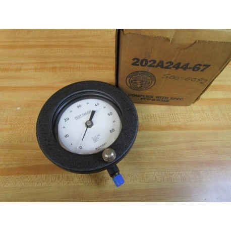 Ashcroft 1082 Test Gauge 0-60 PSI