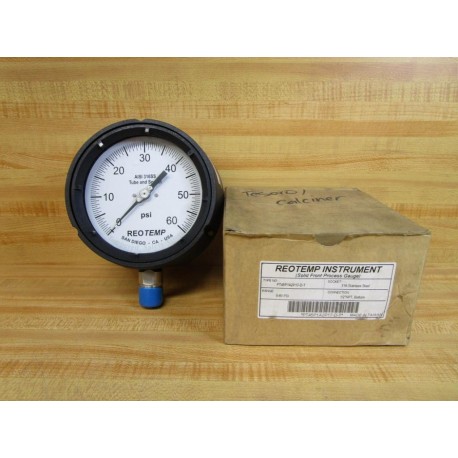 Reotemp PT45P1AP17-D-T Pressure Gauge PT45P1AP17DT