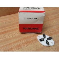 National 122-0224-001 Ceramic Tube Socket 1220224001