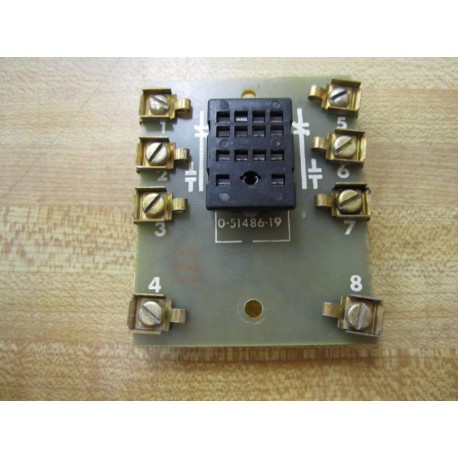 Reliance 0-51486-19 Relay Socket 05148619 - New No Box