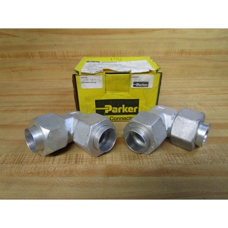 Parker 20 EBTX-S Triple-Lok Union Elbow 20EBTXS (Pack of 2)