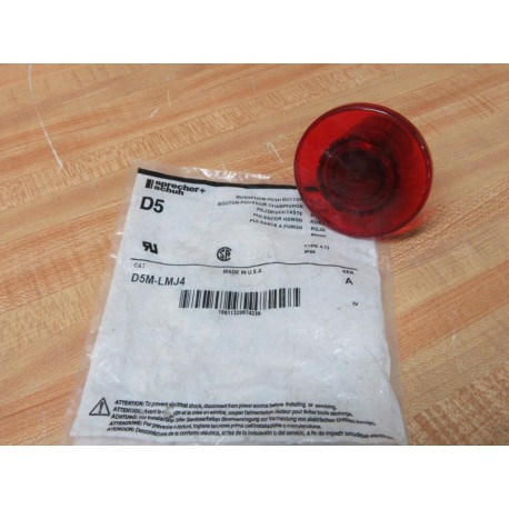 Sprecher + Schuh D5M-LMJ4 Mushroom Push Button D5MLMJ4