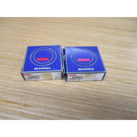 NSK 6202C3 Ball Bearing 6202 (Pack of 2)