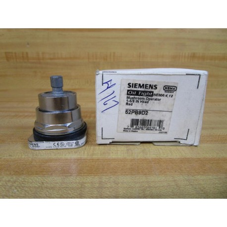 Siemens 52PB9D2 Mushroom Operator WOut Cap