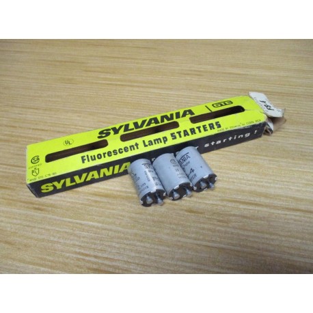 Sylvania FS-4 Fluorescent Lamp Starter FS4 (Pack of 3)