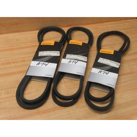 Continental Contitech A74 HY-T Plus Belt 4L760 (Pack of 3)