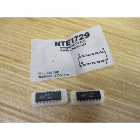 NTE NTE1729 Integrated Circuit (Pack of 2) - New No Box