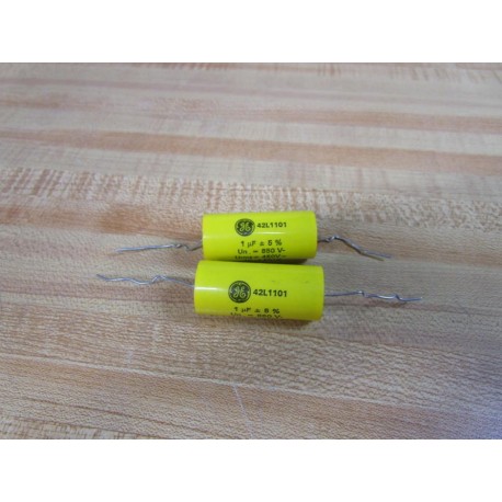 General Electric 42L1101 GE Capacitor 1 µF 850V (Pack of 2) - New No Box