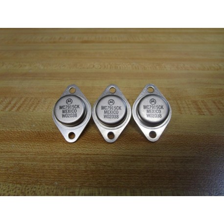 MC7915CK Voltage Regulator (Pack of 3) - New No Box