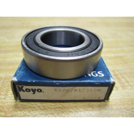 Koyo 6005RS C3 Deep Groove Sealed Ball Bearing 60052RSC3GXM