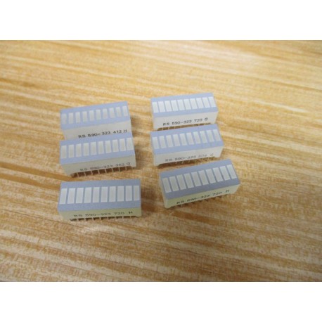 RS 590-323 LED Bar Graph Array RS590323 (Pack of 6) - New No Box