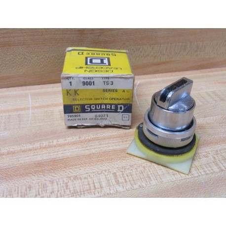 Square D 9001-TS-3 Selector Switch 90001TS3
