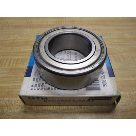 NTN 63210ZZC35CQ3 Sealed Ball Bearing 63210 C3 63210Z