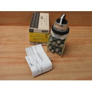 Allen Bradley 800T-J91KE7C 3-Pos. Selector Switch 800TJ91KE7C W(4) 800T-XA