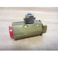 Gemini 38 86M-1-RT-6 3886M1RT6 Ball Valve Brass - New No Box