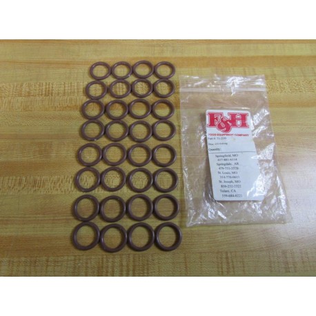 F&H 71-210 O-Ring 210 (Pack of 32)